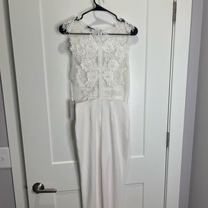 White Lace Jumpsuit